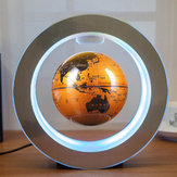 Магнитная Левитация Плавающий Глобус Карта Мира LED Развивающие Игрушки Рождественский Подарок