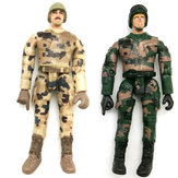 2 STÜCKE WPL Simulieren Action Figure Soldier Puppe 10 cm Gelegentliche Anlieferung RC Autoteile