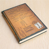 Caderno clássico vintage Diário em branco Livro Escritor Diário de viagem Papel Capa dura