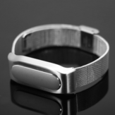 Mi-jobs Stainless Steel Replacement Wristband Band Strap for Xiaomi Miband 1S