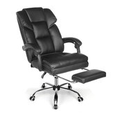 Ergonomikus kialakítású BlitzWolf® BW-OC1 irodai szék 150°-ban dönthető, széles üléssel, visszahúzható lábtámasz PU anyagú deréktáji párna