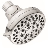 KC-SH134 Chrome Finish 4 inch High Pressure Shower Head Wall Mounted Showerheads with 5-mode Showering