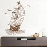 Wandaufkleber für das Wohnzimmer eines Segelbootes, Wanddekoration für Schlafzimmer, Kinderzimmer und Video-Wand von 40 * 60 cm