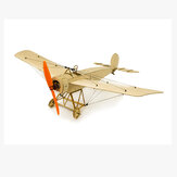 ダンシングウィングスホビーフォッカーE 420mm 翼幅バルサウッドトレーナービギナーRC飛行機キット、パワーコンボ付き
