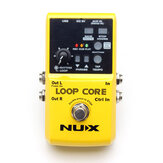 NUX Loop Core Pedal de efectos looper para guitarra Tiempo de grabación de 6 horas 99 memorias de usuario Patrones de batería TAP Tempo
