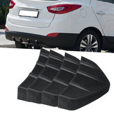 4Pcs Universal PVC Car Rear Bumper Diffuser Scratch Protector Cover Molding Trim