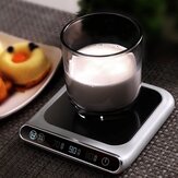 Slimme USB-oplaadbare kopverwarmer met thermostaat voor hete thee, 5V elektrische kop- en mokverwarmer voor koffie, melk en andere drankjes op kantoor om je drankje warm te houden.