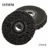 2pcs 115mm Rust Paint Remover Abrasive Poly Disc Wheel For 4.5 Inch Angle Grinder