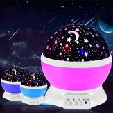 LED Starry Projector Lamp Baby Night Light USB Romantic Rotating Moon Cosmos Sky Star Projection Lamp For Kids Baby Bedroom Living Room