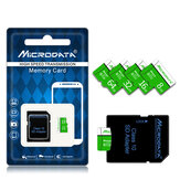 بطاقة ذاكرة تخزين فلاش Micro SD بسعة 16 جيجابايت 32 جيجابايت 64 جيجابايت 128 جيجابايت 256 جيجابايت فئة 10 بتوصيلة بطاقة للكاميرا والهاتف المحمول من MicroData