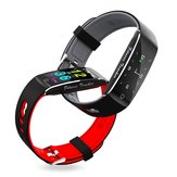 Bakeey F10 Moniteur de pression artérielle et de fréquence cardiaque à écran couleur Tracker de fitness Bracelet intelligent sportif avec Bluetooth