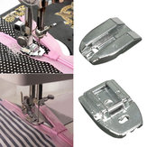 Calçador de zíper invisível Pé calcador de máquina de costura Ferramenta de costura