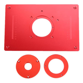 Красный 200x300x10мм алюминиевая вставочная пластина для стола-фрезера для деревообработки