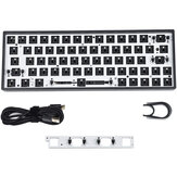 SKYLOONG GK64X GK64XS Keyboard Kit RGB Hot Swappable 60% Programmable bluetooth Wired Case Customized Kit PCB Mounting Plate Case with Replacable Space Key