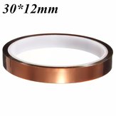 30m*12mm High Temperature Heat Resistant Polyimide Adhesive Tape for Electronic Industry