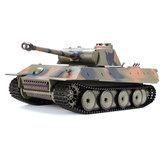 Heng Long 1/16 2.4G 3819-1 Tanque de Batalha Snow Leopard Panther Alemão RC Tank