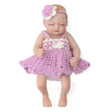 11'' Wiedergeborene Puppe Neugeborenes Handgefertigtes Lebensechtes Weiches Silikon Realistisches Weihnachtsgeschenk