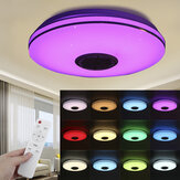 34cm Bluetooth WIFI APP LED Deckenleuchte RGB Musik-Lautsprecher dimmbar Schlafzimmer Lampe + Fernbedienung 110-245V