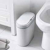 Bidone della spazzatura con sensore intelligente Bidone della spazzatura impermeabile IPX5 per bagno domestico automatico elettronico