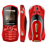 Newmind F1 + 2000 mAh Araba model Telefon Naber FM bluetooth MP3 Çift Sim Çift Bekleme Mini Arabad Telefon