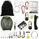 18 In 1 Multifunctionele Outdoor Fishing Gear Survival Kit Noodkit Wild Travel Essentials