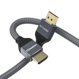Câble HDMI vers HDMI BlitzWolf® BW-HDC5 8K 48Gbps 1m / 2m / 3m avec HDMI 2.1 8K @ 60Hz 4K @ 120Hz 10K @ 60HZ 48Gbps Transfert 30AWG Wire Core