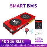 DALY BMS 4S 12V 18650 Smart LiFePO4 BMS bluetooth 485 a Dispositivo USB CAN NTC UART Togther Lion LiFePO4 Baterías LTO