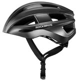 テールライトUSB充電付きのROCKBROSサイクリングヘルメットで、3つのライトエミッションモードが調整可能です。マウンテンバイク自転車ヘルメット。