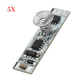 5pcs DC 9V To 24V Touch Switch Capacitive Touch Sensor Module LED Dimming Control Module Lighting Controller