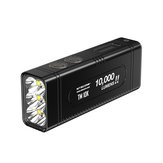 NITECORE TM10K 6x XHP35 HD Tiny Monster 10000 Lumen LCD Display Burst Rechargeable Flashlight