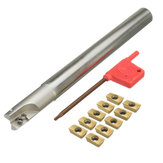 300R C14-14-150 Lathe Turning Tool Holder With 10pcs APMT1135PDER Carbide Inserts