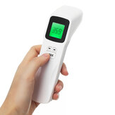 Draagbare contactloze voorhoofd infraroodthermometer 3-kleuren LCD-achtergrondverlichting Digitale handthermometer