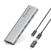 WAVlink NGFF M.2 SATA SSD to USB 3.1 Gen2 Hard Drive Enclosure Aluminium Type-C Hard Drive Box Case