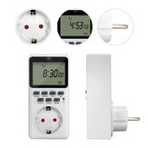 Bakeey EU Plug Outlet Electric Digital Socket Timer Plug 220V Time Control Countdown Socket Timer Switch
