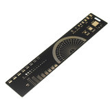 20 cm multifunzionale PCB righello strumento di misura condensatore condensatore chip IC diodo SMD pacchetto transistor 180 gradi