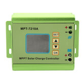 Contrôleur de charge de panneau solaire MPPT en alliage d'aluminium MPT-7210A avec affichage LCD