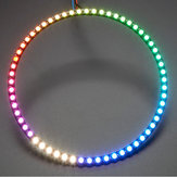 Plaque LED RGBW 5050 60x avec pilotes intégrés et anneau blanc naturel 4500K Nécessite une soudure