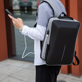 Hommes Oxford tissu grande capacité étanche USB charge 16 pouces sac d'ordinateur portable antivol affaires sac à main extérieur sac à dos