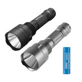 Astrolux® C8 SST40 2200LM 7/4 Modi A6 Treiber Taktische LED-Taschenlampe + 1Pcs Astrolux® E1825 2500mAh 18A 3.7V 18650 Li-Ion Akku, Langstrecken-Mini-Taschenlampe 18650