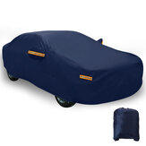 Housse de voiture complète de couleur bleu foncé, étanche, résistante au soleil, à la pluie, à la chaleur, à la poussière et aux rayons UV