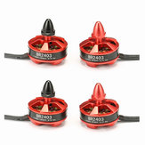 4X Racerstar Racing Edition 2403 BR2403 2300KV 2-4S Moteur Brushless pour Drone RC 250 280 Racing FPV