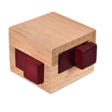 大人子供用木製小サイズIQ脳トレコンミンロック絡み合うパズルゲームおもちゃ