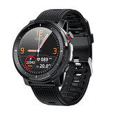 Microwear L15 BT5.0 Pression artérielle Moniteur d'oxygène sanguin Fitness Tracker lampe de poche IP68 Étanche Hommes Sport Smart Watch Bracelet pour IOS Android