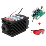 Focusable High Power 2.5W 450nm Blue Laser Module TTL 12V Carving free Goggles