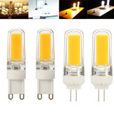 Żarówka LED filamento COB G4 G9 z możliwością regulacji jasności, szklana, zastępująca żarówki halogenowe 110V 220V