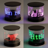 Luz LED rotativa electrónica, Luz rotativa POV electrónica, Concurso creativo de luces LED ensambladas, Cargador USB de 5V