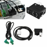 Adapterkabel Audio-Steckdose Schalter USB AUX für BMW E60 E61 E63 E64 E87 E90