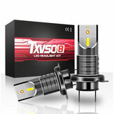 TXVSO8 M7 H7 2PCS 110W Lampadina per fari a LED per auto 26000LM 6000K Lampade per fari auto Luci per nebbia IP68 Impermeabile