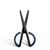Fizz FZ212003 Anti-Stick Scissors With Scale Stationary Scissor Household Diy Rounded Cutter Head