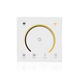 LUSTREON DC12-24V 3CH Touch Panel Light Switch CCT Color Temperature Dimmer Controller for LED Strip